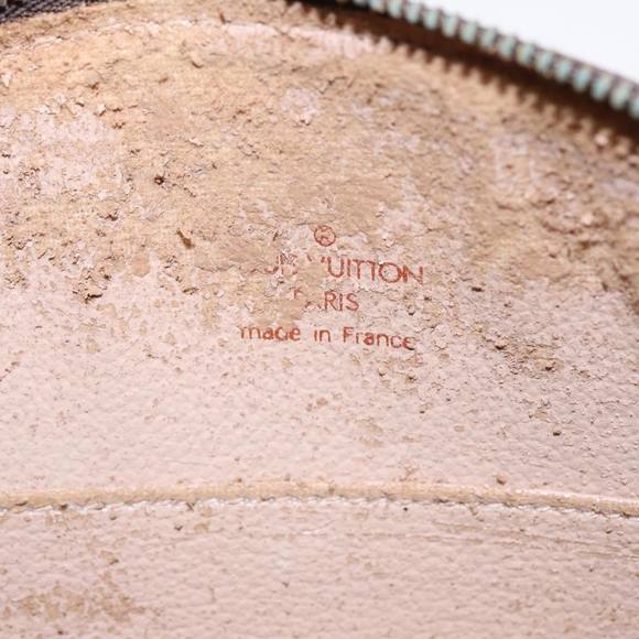 LOUIS VUITTON Monogram Trousse Demi Ronde Cosmetic Pouch M47520 LV Auth 89289 - Picture 9 of 16